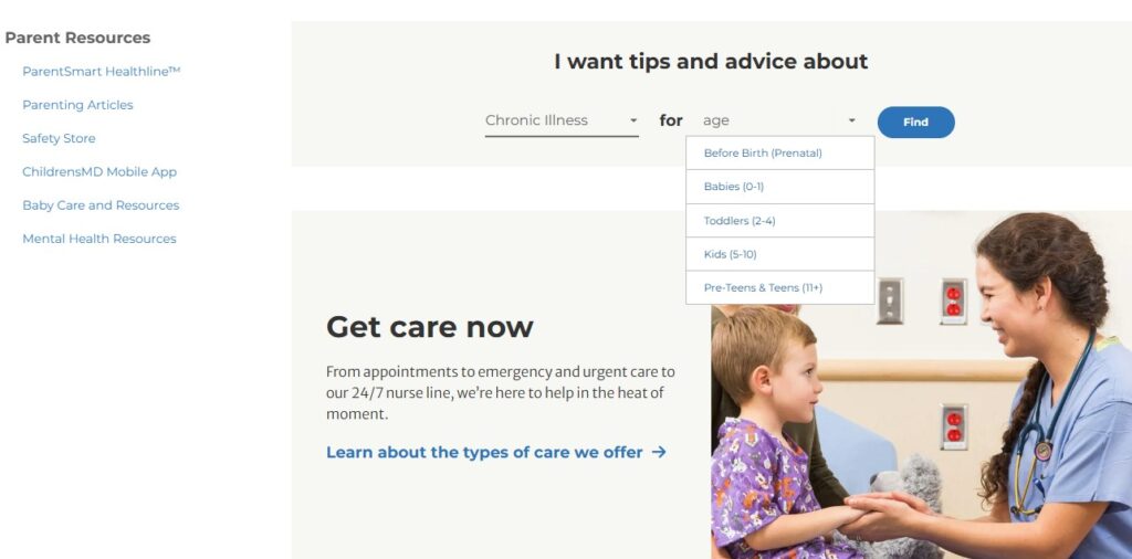 Drop-down menus make health websites more interactive for users