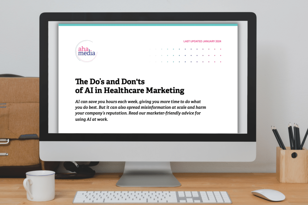 A guide to using AI in healthcare marketing