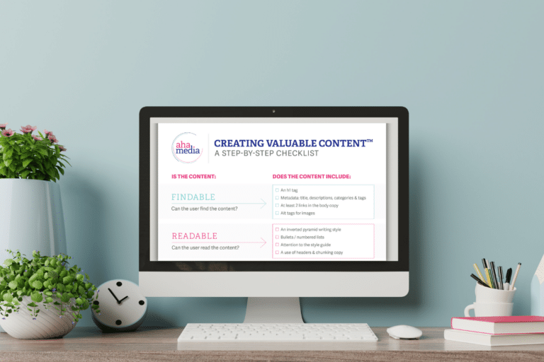 Creating Valuable Website Content Checklist