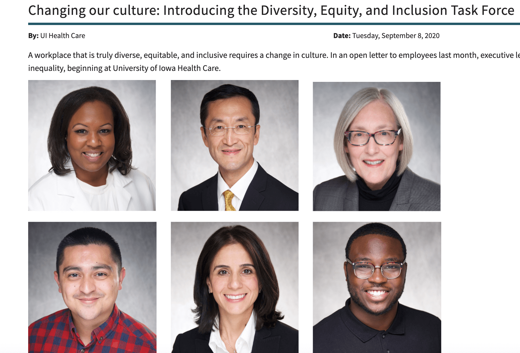 diversity equity and inclusion in healthcare content