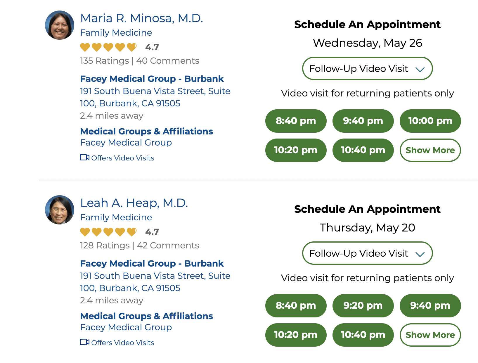 hospital consumerism examples