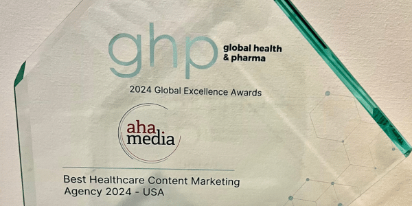 Aha Media winner of ghp award for 2024