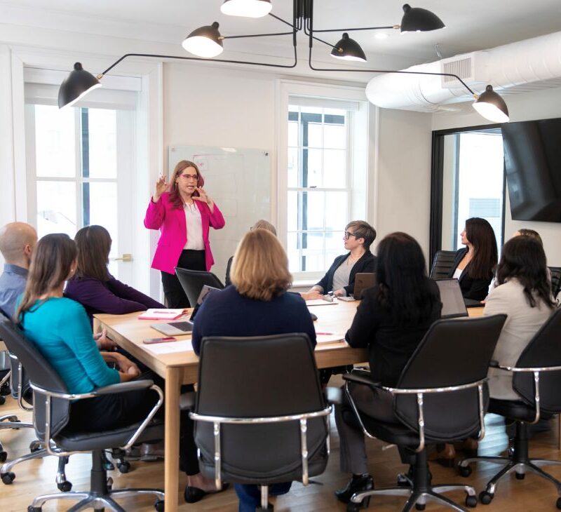 Aha Media team meeting