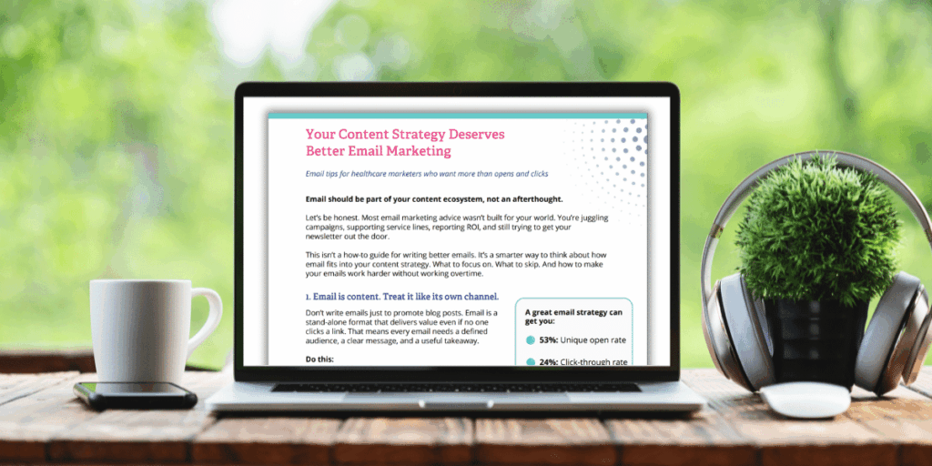 Guide to email marketing for hospital marketers