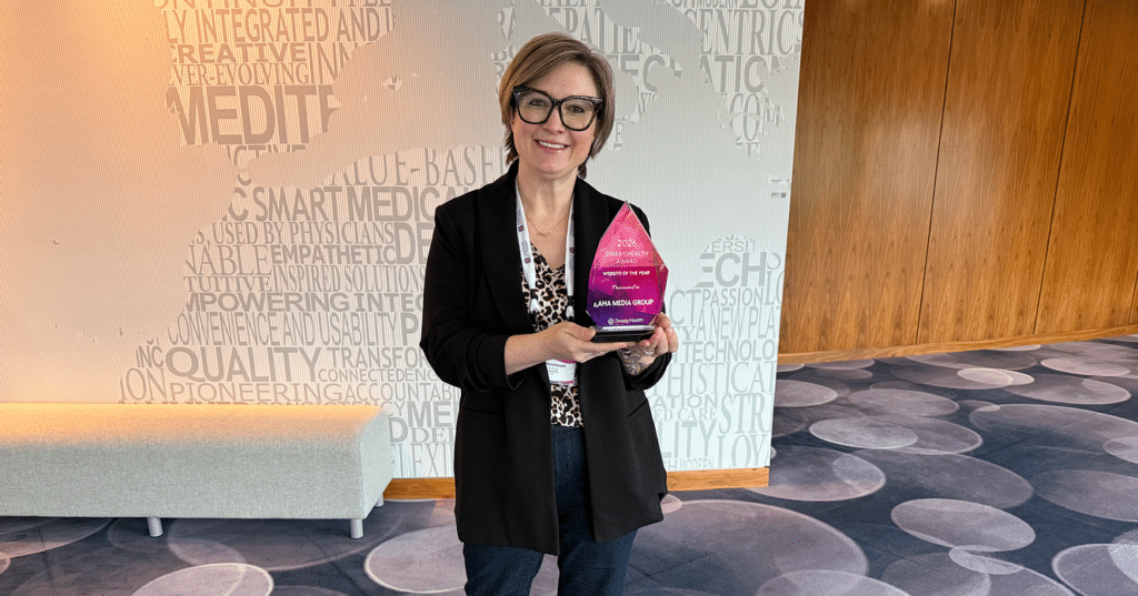 Lacey Reichwald Aha Media Best Website Award